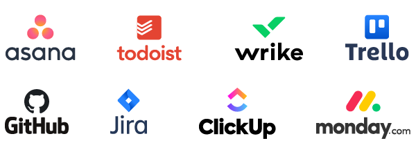 Software logos to show which software Delightful works with